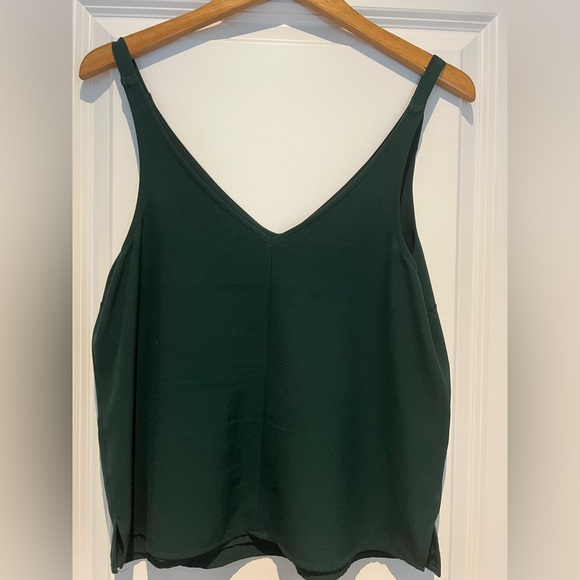 Dark Green Camisole Top - Picture 2 of 3